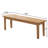 Ash Wood Dining Bench Solid Wood Restaurant Bench Modern Rustic Kitchen Table Seating 