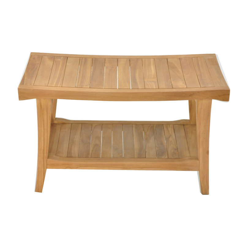 Whittaker 30'' W Teak Shower Bench