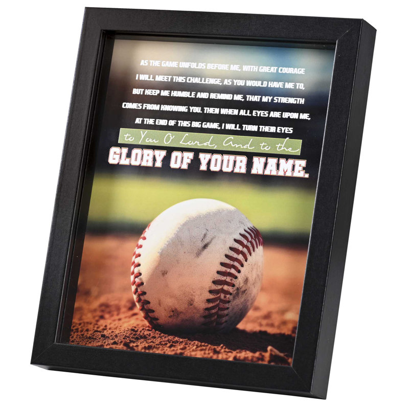 Framed Art Baseball As The Game