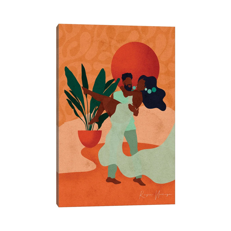 Lifted In Love by Reyna Noriega - Painting on Canvas, Wrapped Canvas, 66.04 cm H x 45.72 cm W x 3.175 cm D