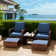 2 - Person Patio Conversation Sets with Cushions