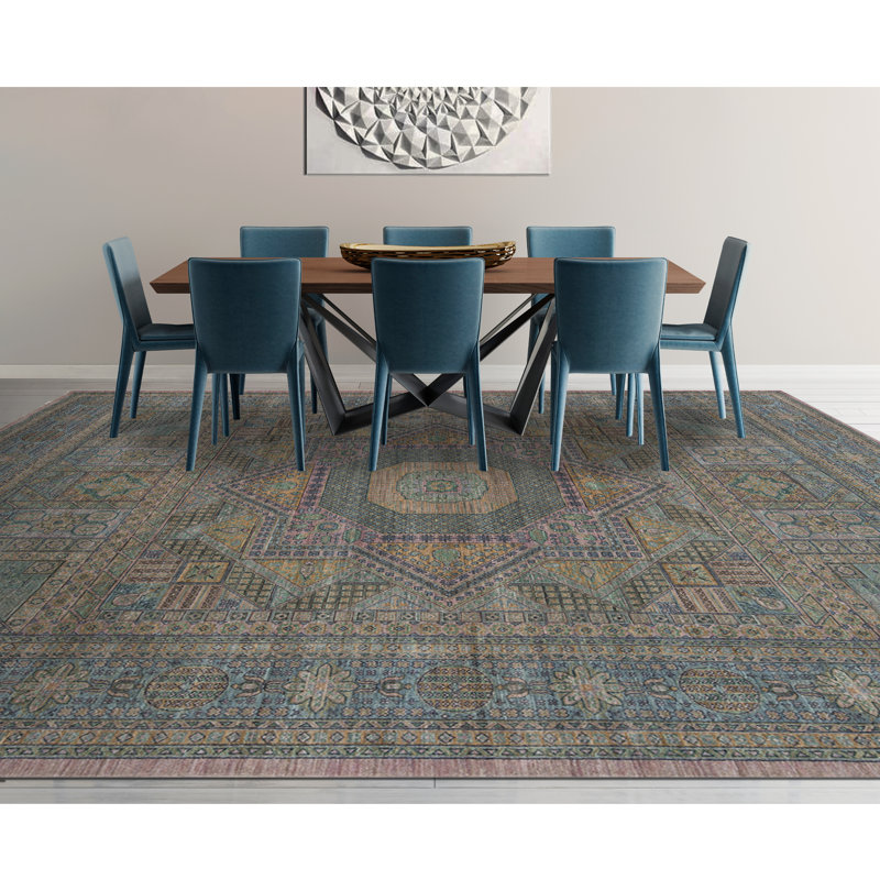 Mamluk Hand Woven Wool Area Rug