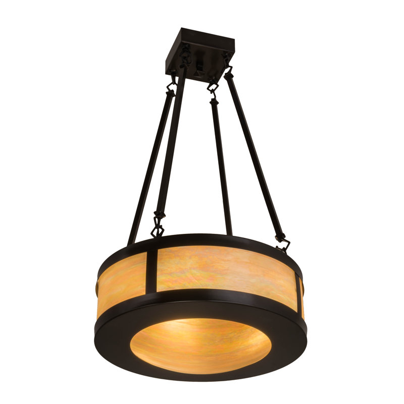 Meyda Tiffany & Stained Glass 4 - Light Semi Flush Mount