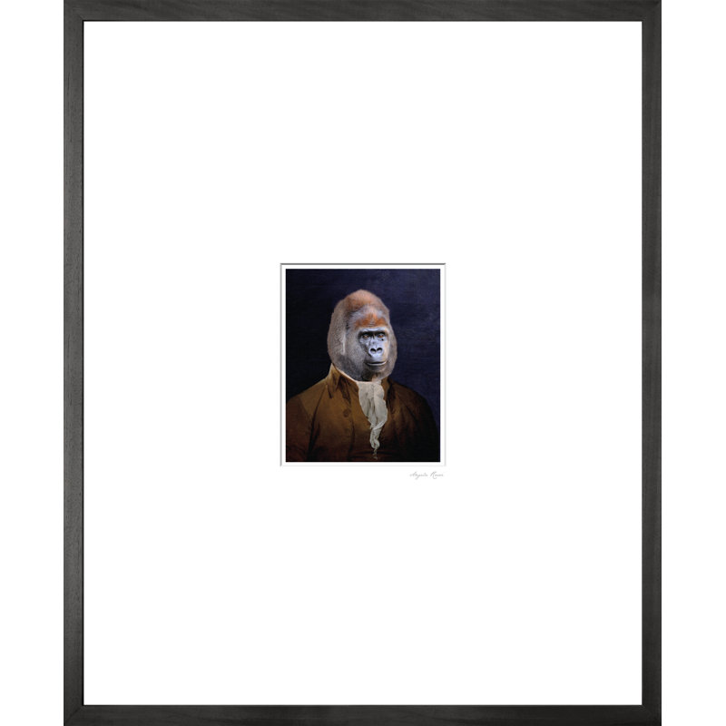Gorilla by Angela Rossi - Single Picture Frame Print on Canvas