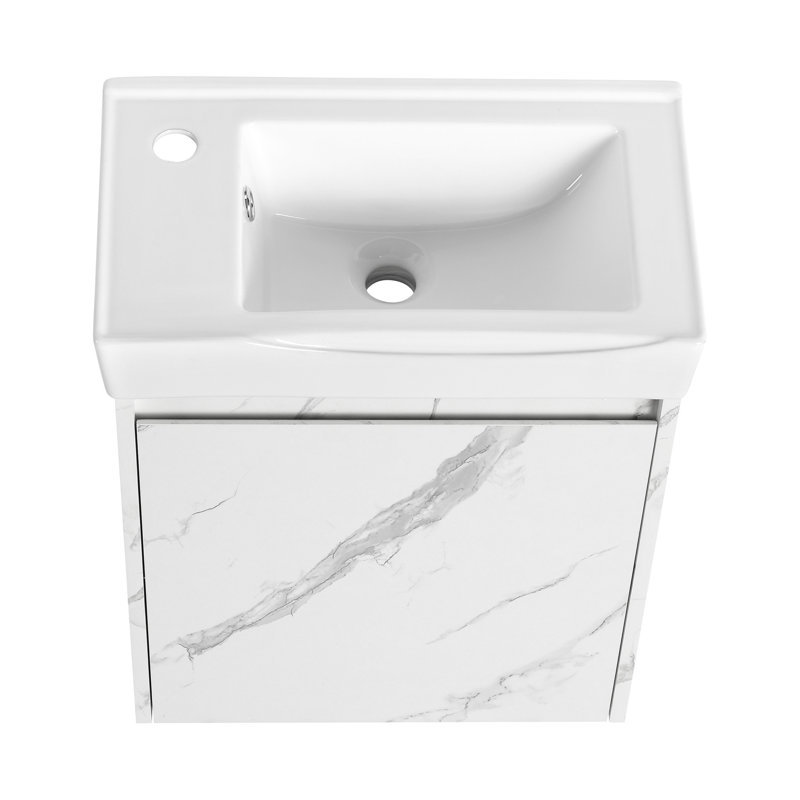 Stylish Wall-Mounted Bathroom Vanity With Premium Features And Ample Storage