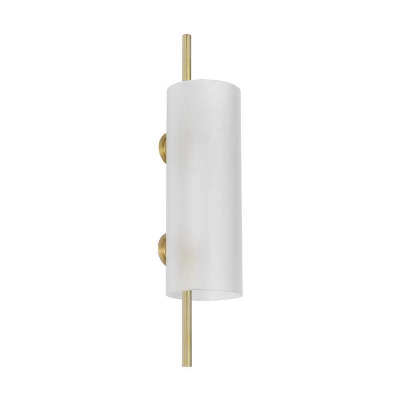 Trace 1 - Light LED Armed Sconce, Hand-Rubbed Antique Brass