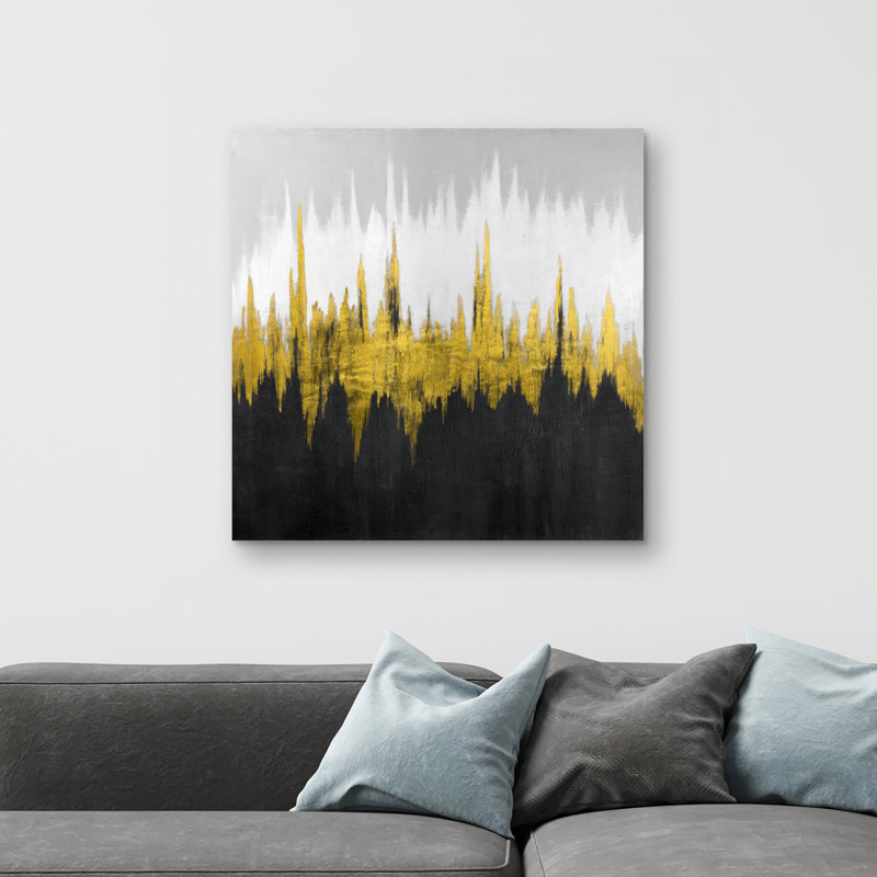 zigzag - 32"x32" art on canvas