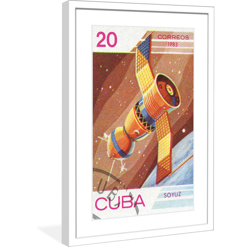 "Cuban Space Module" Framed Print, 18" H x 12" W x 1.5" D