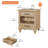 Scarlett 2 - Drawer Nightstand-1341810589-1282165783