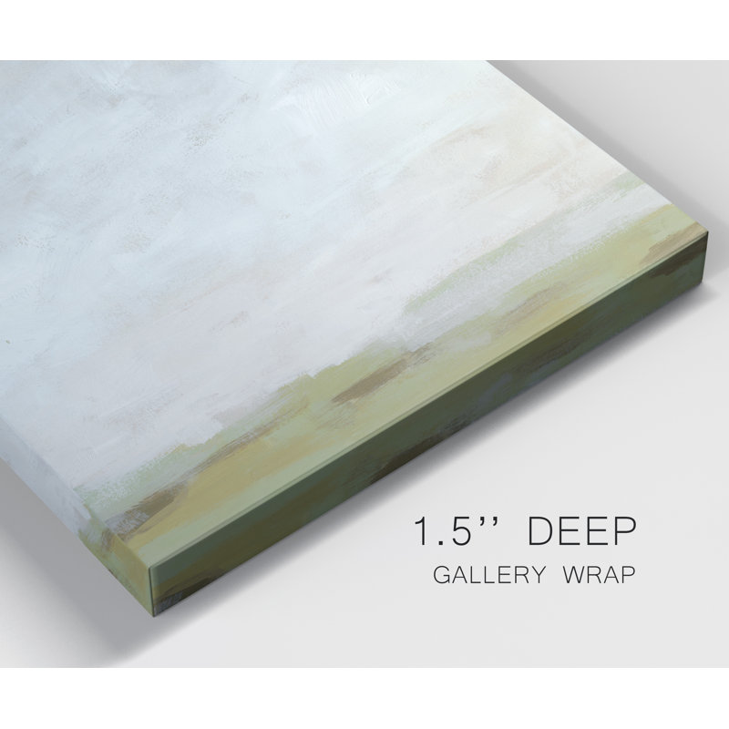 « moss horizon i »-impression sur toile, H 24 po x l 24 po x 1,5 po