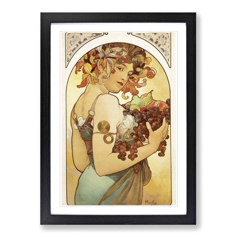 Single Picture Frame Print, Black