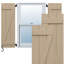 Volets EnduraCore en composite à deux planches jointes avec barre en Z et l 10 pi 3 po x H 29 po, apprêté (par paire - quincaillerie non incluse)-134541613