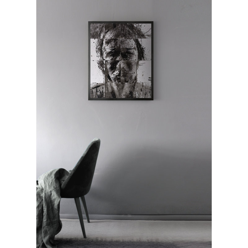 Head of George 1 Piece Single Picture Frame Wall Art on Canvas