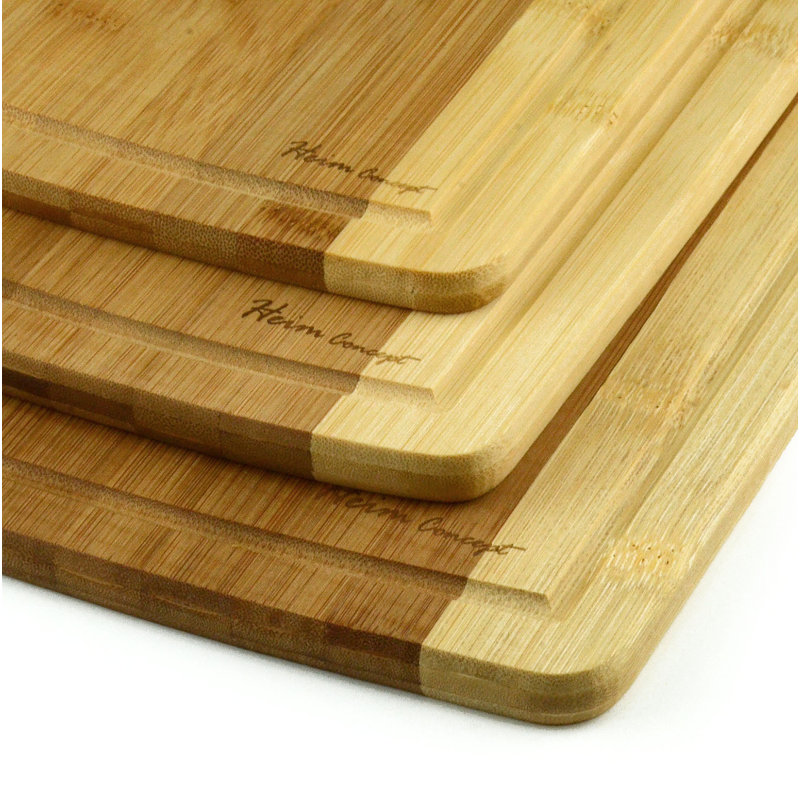 Best Desu, Inc. Best Desu, Inc. Heim Concept 3 Piece Organic Bamboo Cutting Board