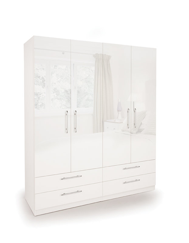 Beverley 4 Door Wardrobe