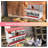 Erasmus Two-Tier Chicken Nesting Boxes,6 Compartment Nesting Boxes for Chickens, Galvanized Steel Chicken Laying Boxes with Lid Cover