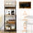 Kitchen Bakers Rack with Power Outlet