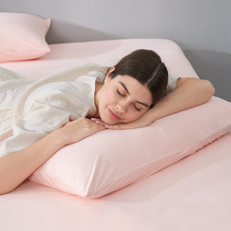 Taie d'oreiller, Rose, Taie d'oreiller pour lit simple