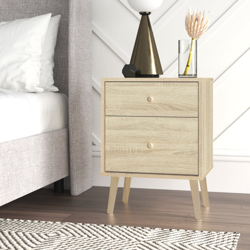Mccomas 18'' W Nightstand, Oak