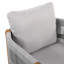 Ensemble de 2 chaises d'extérieur en bois d'acacia avec poignées en corde, coussins lavables et imperméables, capacité de 400 lb-889663153