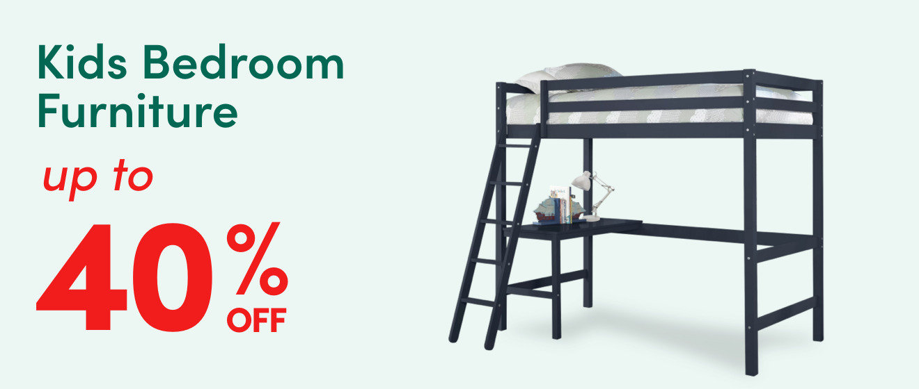 Kids Bedroom Furniture up to 40% off
