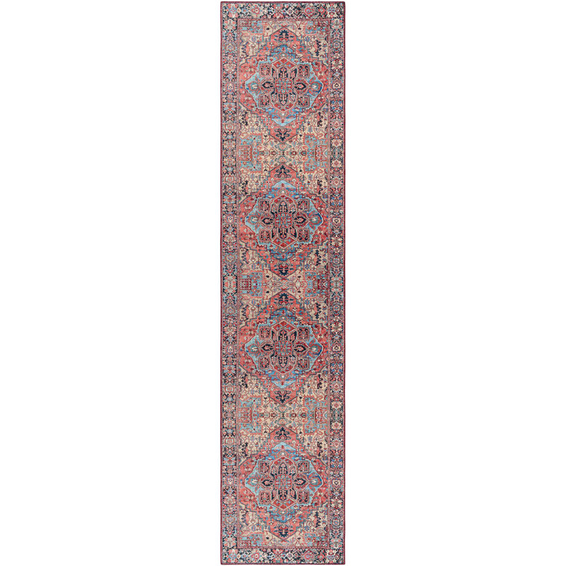 Longino Oriental Indoor Rug, Runner 2'7" x 14'