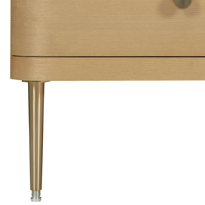 Serena 48 in. Double Sink Bathroom Vanity in White Oak
