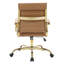 Fauteuil de bureau pivotant en cuir Naudain-58177231-132200685