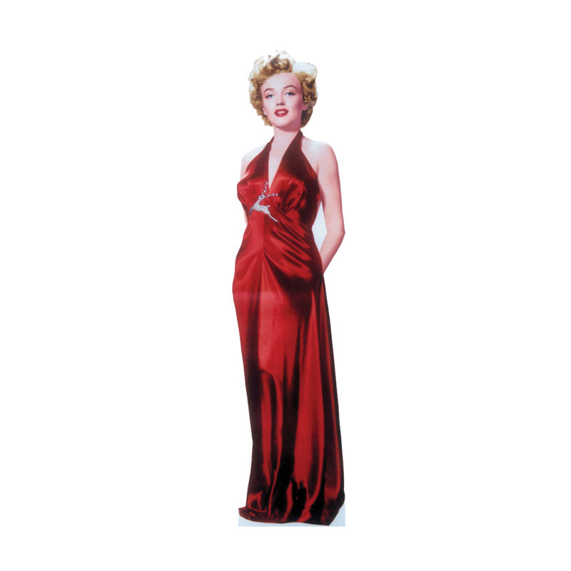 Marilyn Monroe Life-Size Red Dress Cardboard Stand-Up
