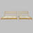 Mid Century Modern Bed Frame – Platform Bed with Headboard Included-489748623-489748617