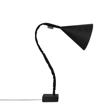 Black Arched Floor Lamp with Outlet