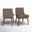 Chaise d'appoint rembourrée Klimek-1828422129