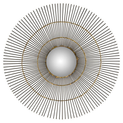 Wald Metal Flat Wall Mirror