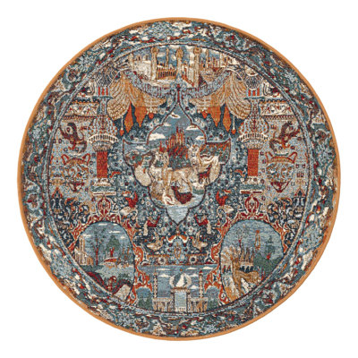 Indoor/Outdoor Traditional Area Rug
