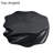 35 Inch Sculptural Petal Coffee Table, Matte Black Fiberglass Fully Assembled Center Table for Living Room, Entryway & Office
