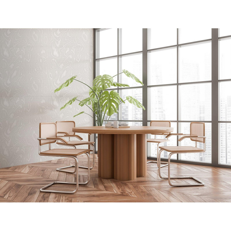 Burlwood - Gray White Wood Wallpaper