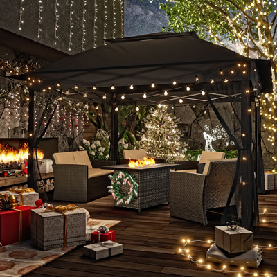 11 Ft. W x 11 Ft. D Steel Pop-up Gazebo