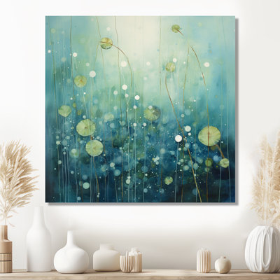 Sunset Forest Leaves Vintage - Botanicals Wall Art Decor
