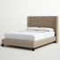 Londono Upholstered Wingback Bed