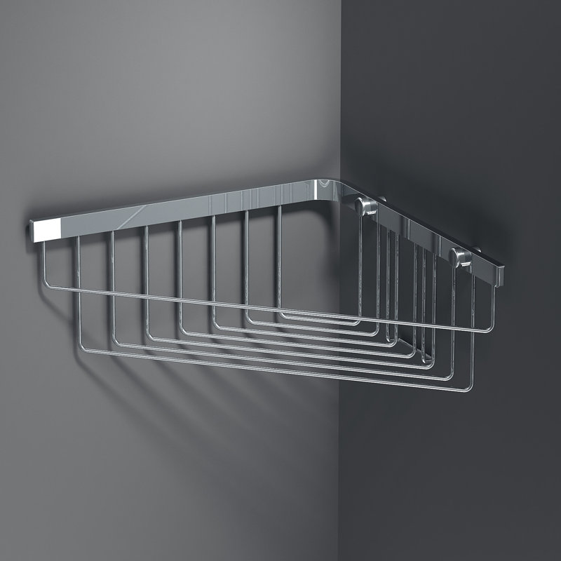 Selina Drill / Screw Shower Caddy, 10cm H x 23.7cm W x 13cm D