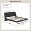 Structure de lit en cuir Pu-137046420-137046423