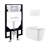 Concorde Wall-Hung Toilet Bundle 0.8/1.6 GPF Dual Flush With Flush Plate-108927935