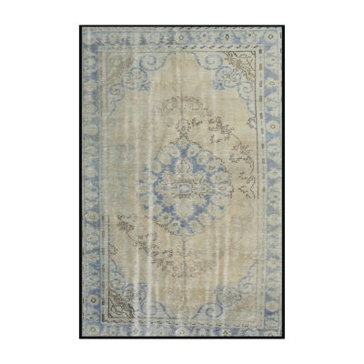Tapis de style oriental bleu clair