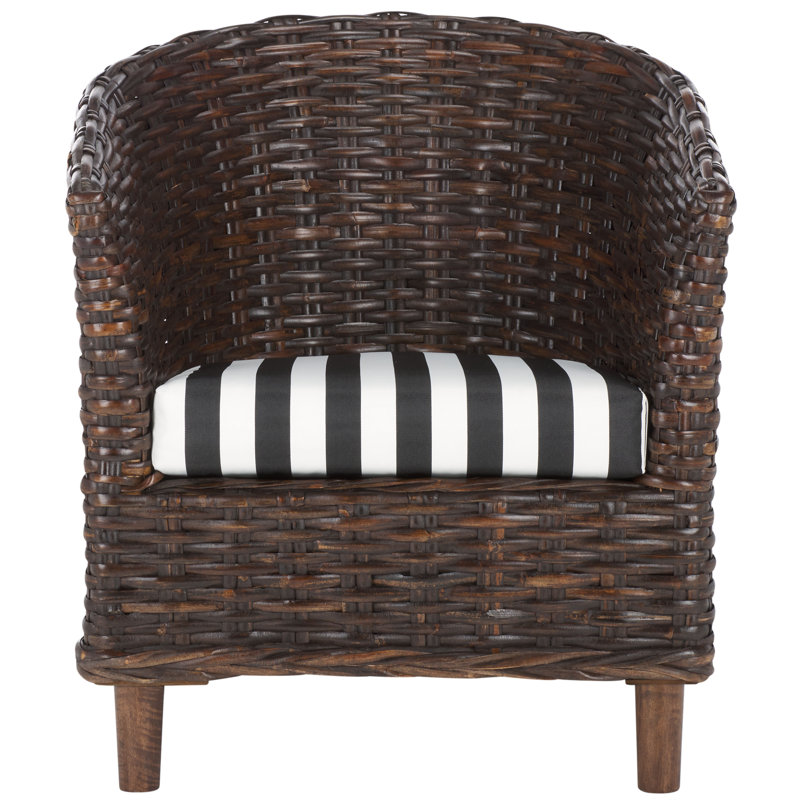 Iraan Rattan Barrel Chair,  Light Brown