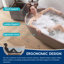 Baignoire de trempage autoportante à surface solide Medunjess 59 po-121599997