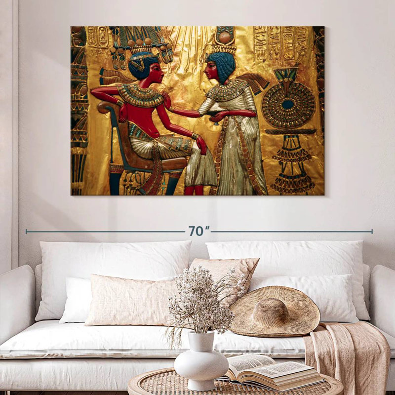 Illustration de Leisha Toutankhamon, H 34 po x l 51 po
