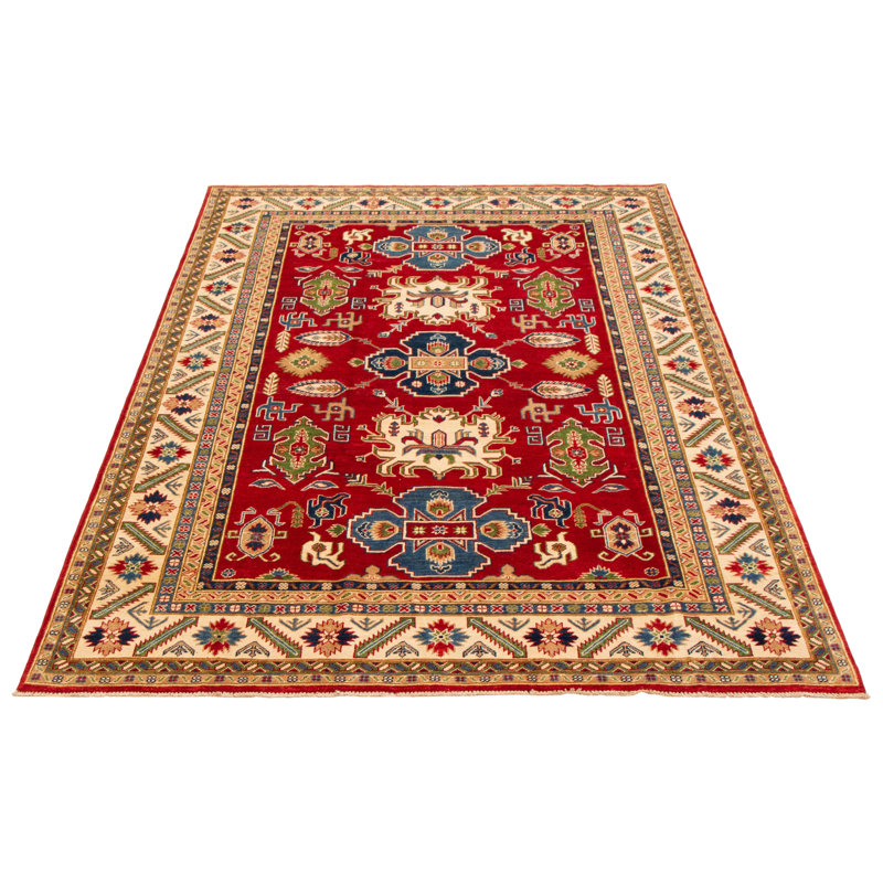 Tapis unique en laine noué à la main 6 pi 7 po x 9 pi 9 po New Age Oeds