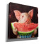 «Pig Out» par Lucia Heffernan, reproduction sur toile tendue-88021673