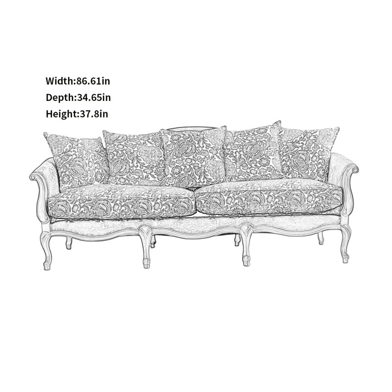 Minimalist Creative Blue Casual Sofa