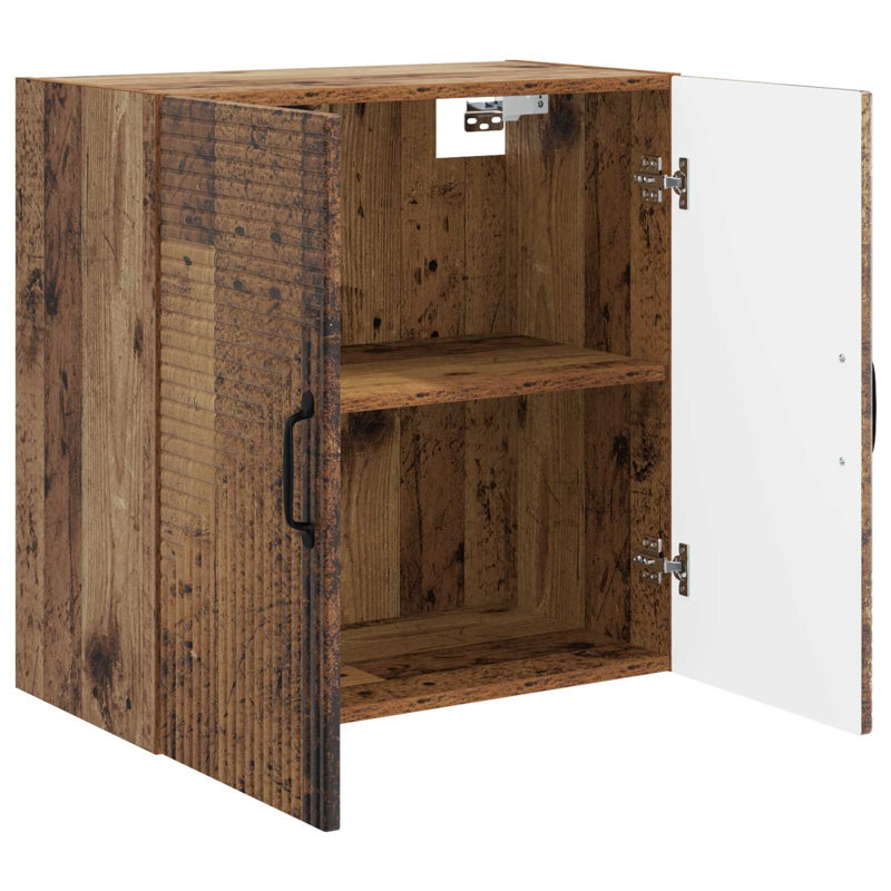 2 -Door Rectangle Accent Cabinet, Old Wood